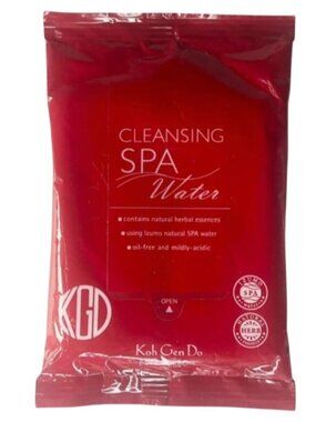 Koh Gen Do Cleansing Spa Water 10 Cloths Makeup Remover 2.27oz/67mL